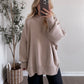 Comfort Ribbed Oversized Sweater /  Beige