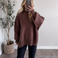 Comfort Ribbed Oversized Sweater /  Chocolate (Restocking Soon)