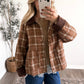 Trailside Plaid Barn Jacket / Brown
