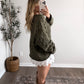 Woodstock Knit Sweater / Olive (Restocking 8.24)