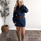 Sedona Denim Belted Dress