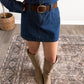 Sedona Denim Belted Dress