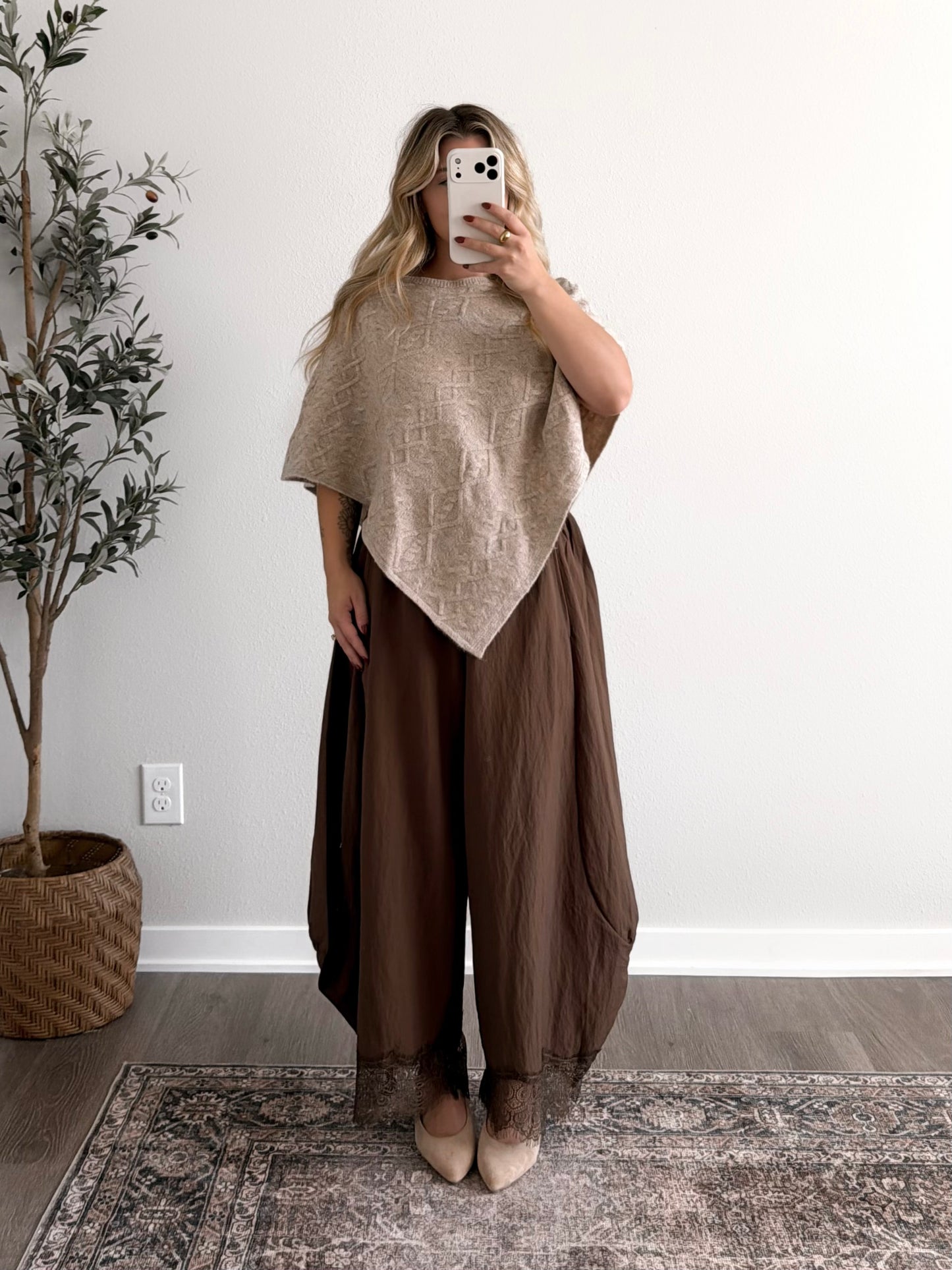 Nature’s Way Knit Poncho
