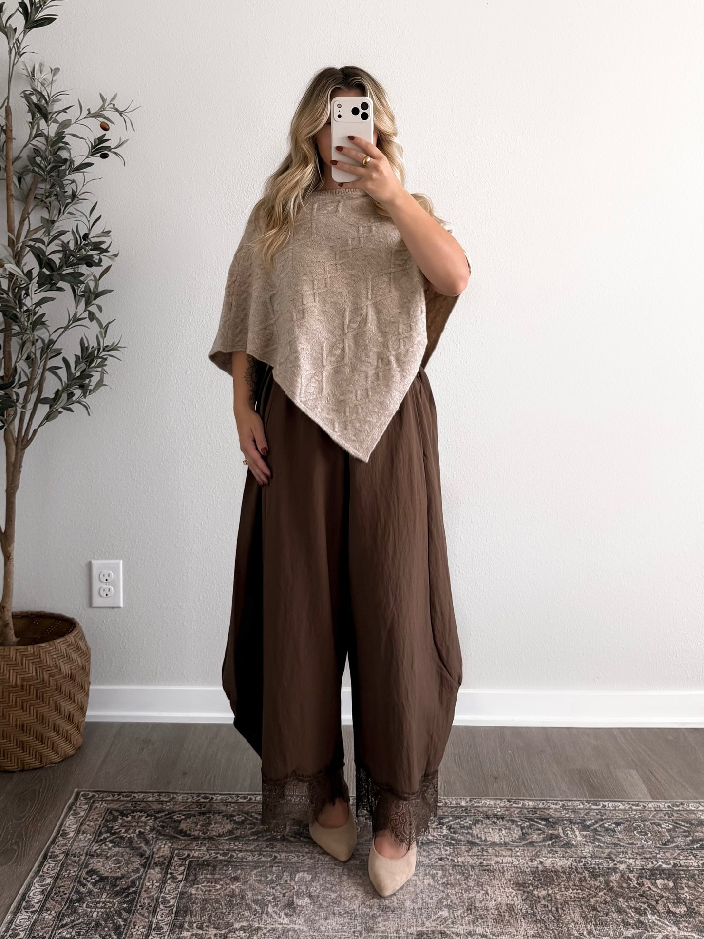 Nature’s Way Knit Poncho