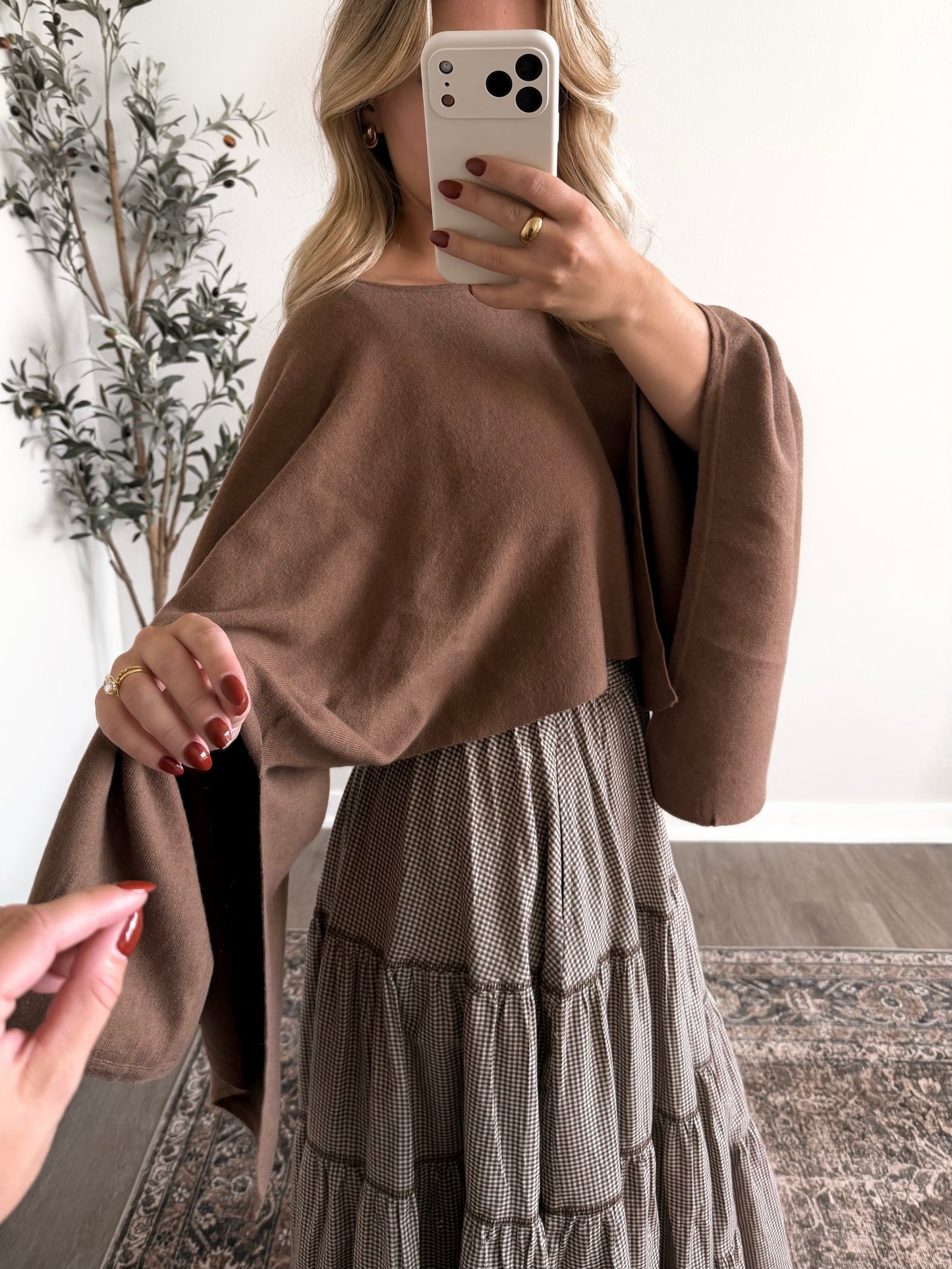 Warm Toffee Knit Sweater