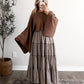 Maggie Gingham Midi Skirt