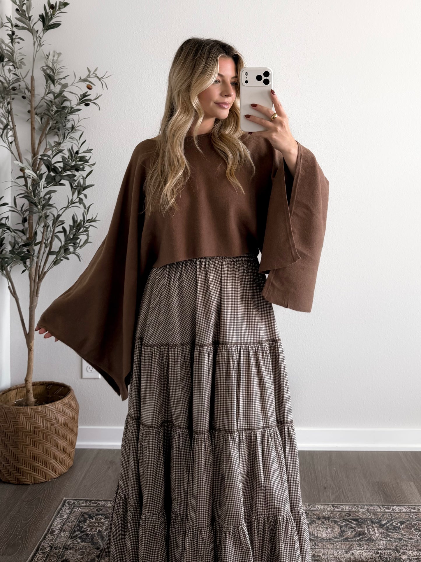 Warm Toffee Knit Sweater