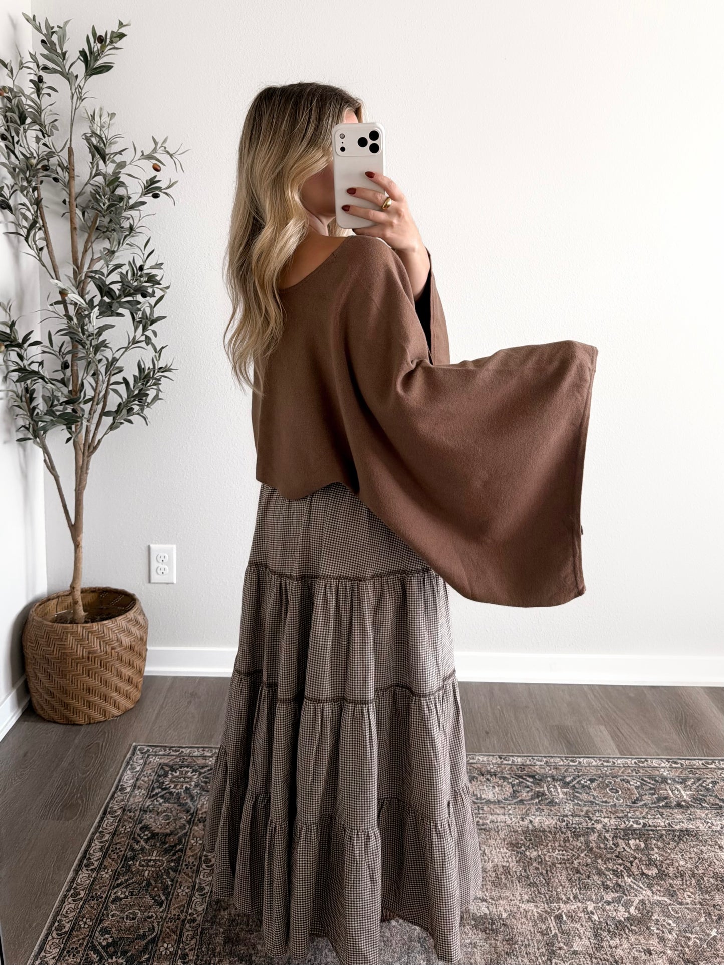 Warm Toffee Knit Sweater