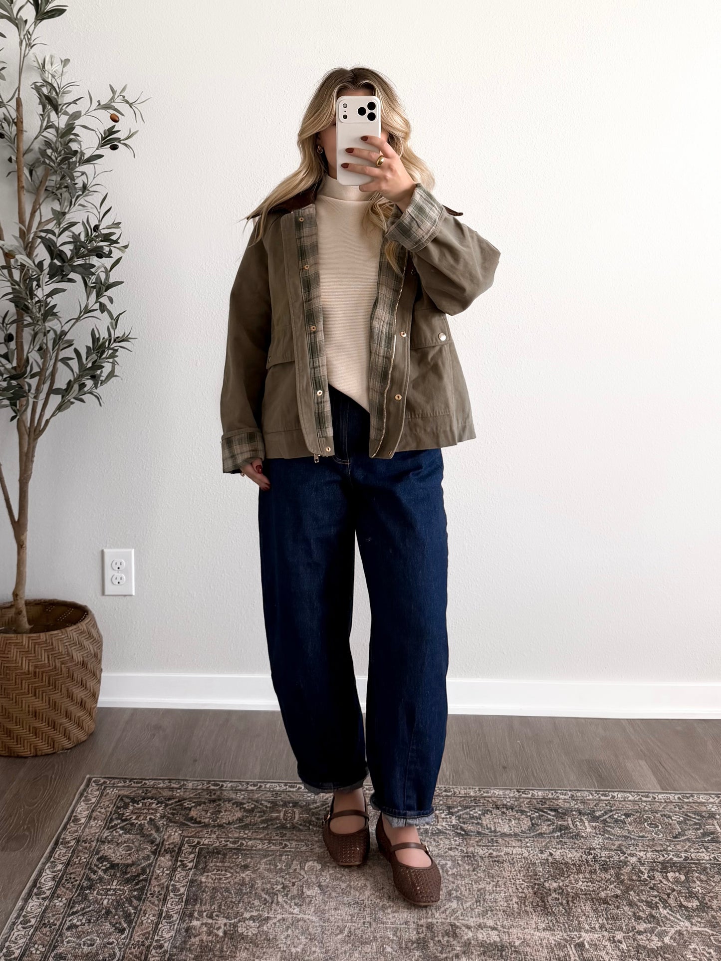 Pumpkin Patch Barn Jacket / Olive