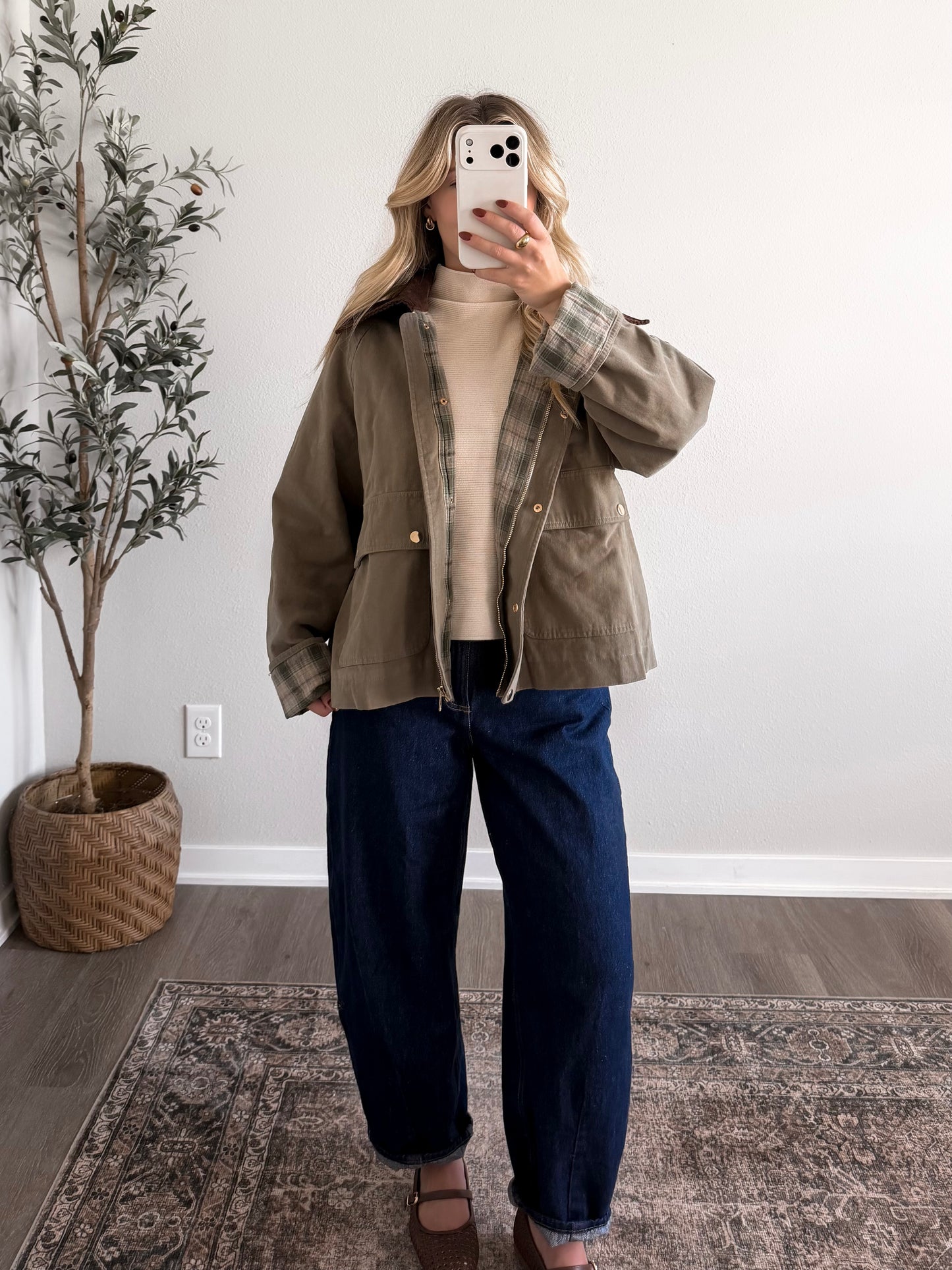 Pumpkin Patch Barn Jacket / Olive