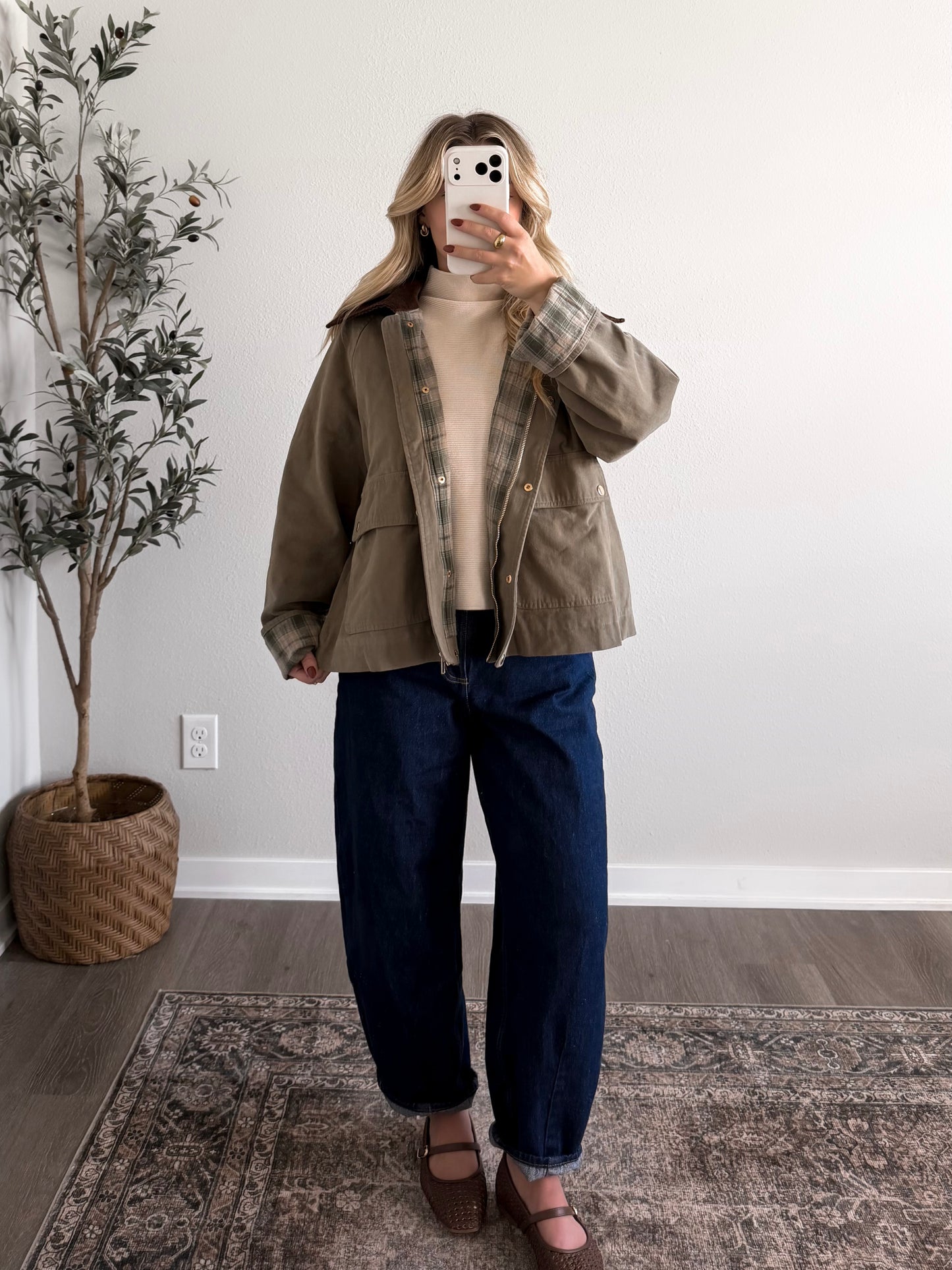 Pumpkin Patch Barn Jacket / Olive