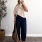 Vanilla Ribbed Mock Neck Sweater