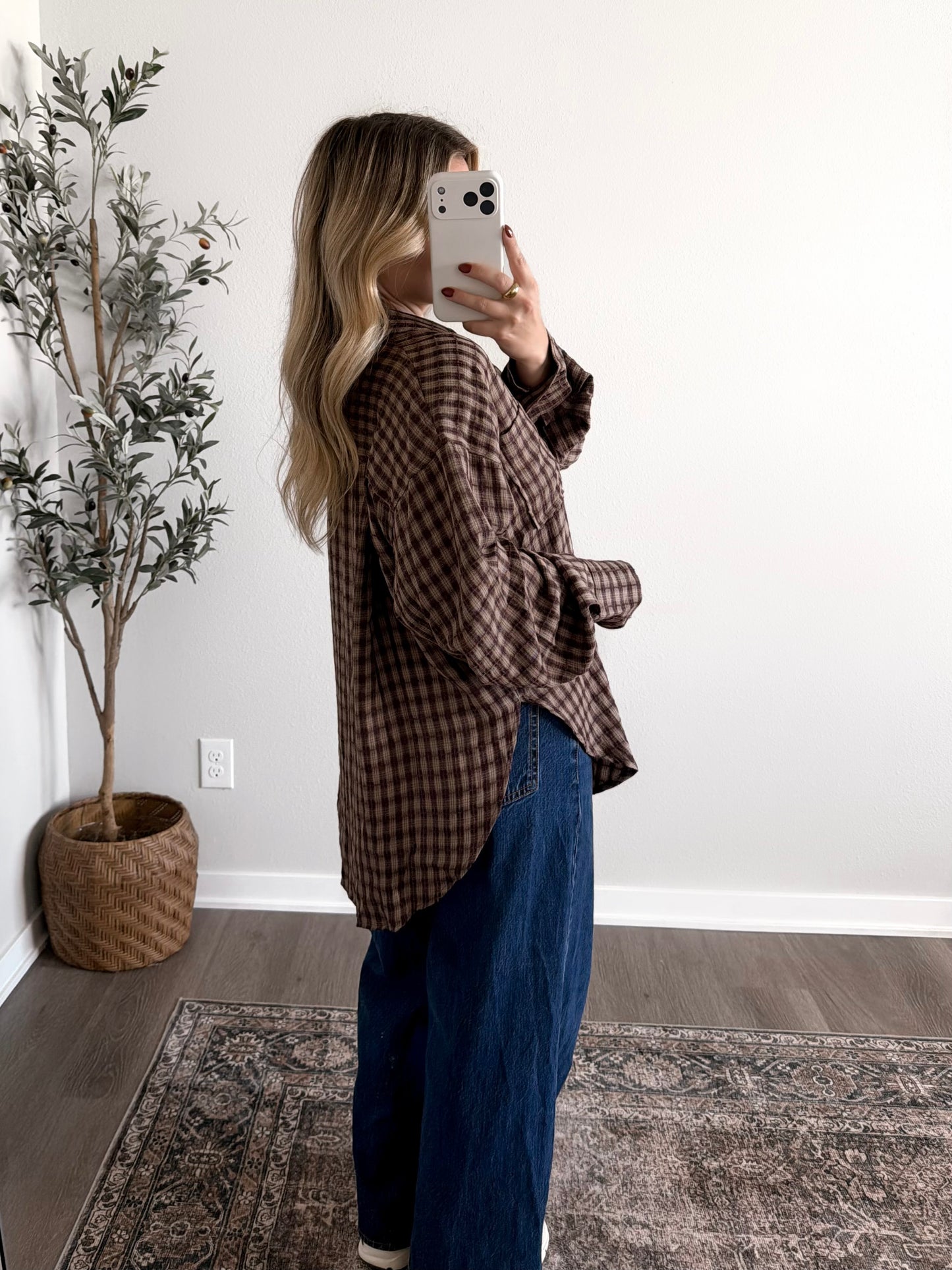 Hickory Hill Plaid Button Down / Brown