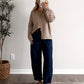 Cozy Club Knit Cardigan / Mocha Dot