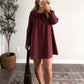 Cordial Grid Collared Dress