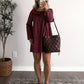 Cordial Grid Collared Dress