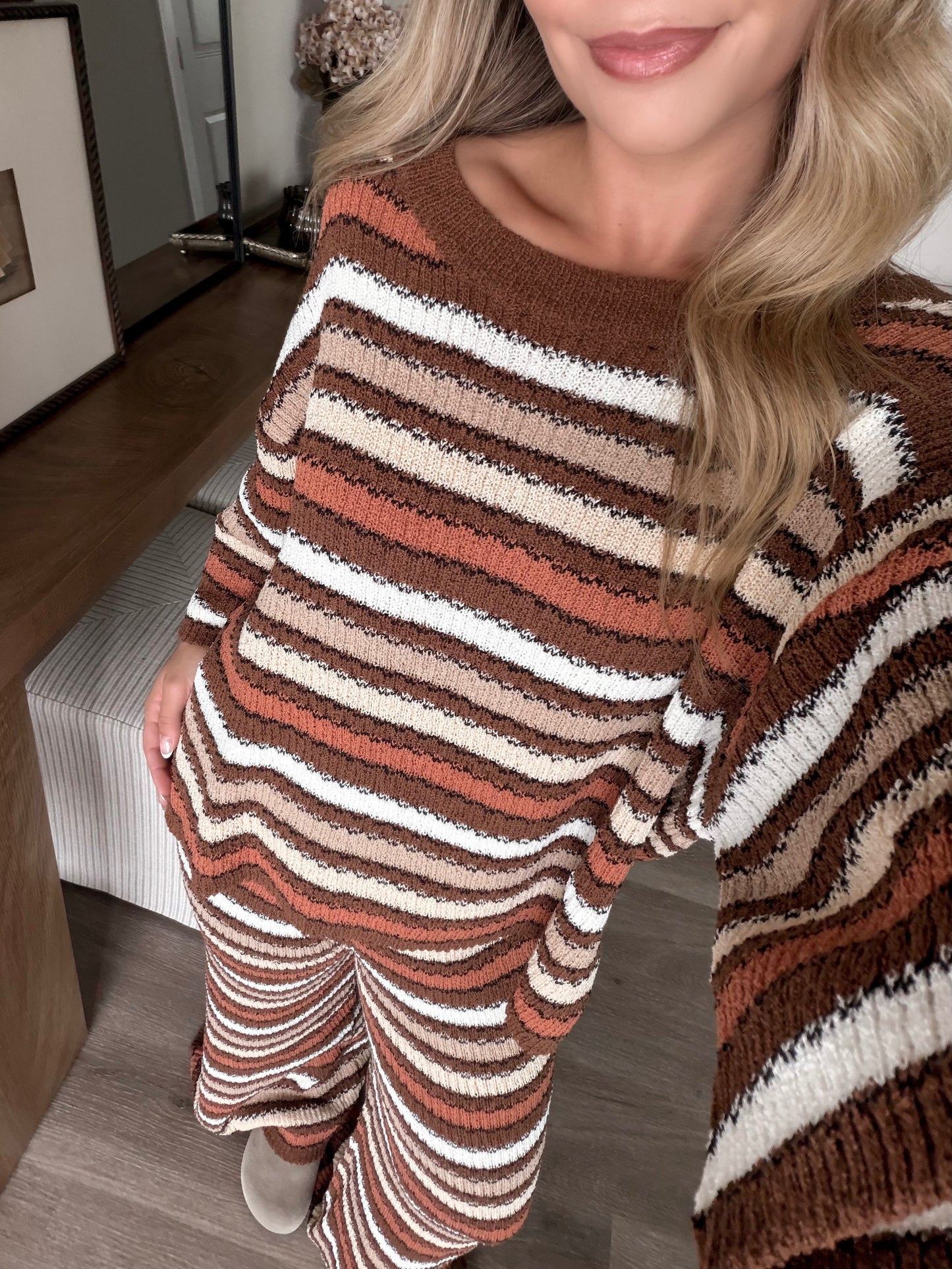 Record Store Knit Lounge Set