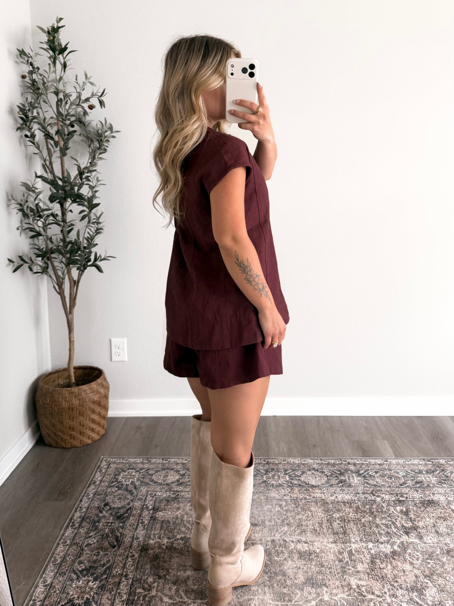 Red Maple Short Set