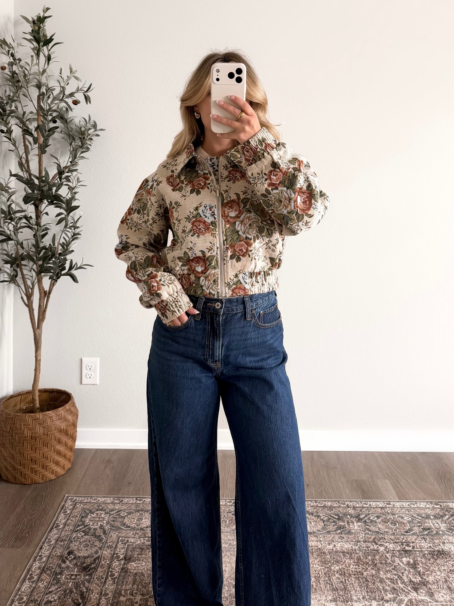 Decades Ago Floral Jacket