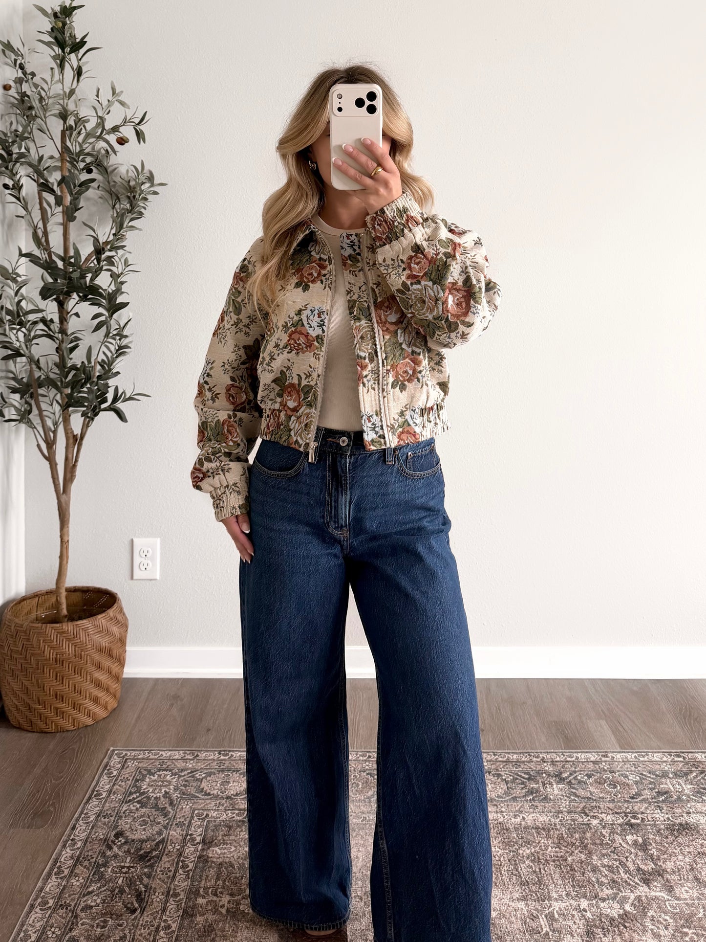 Decades Ago Floral Jacket