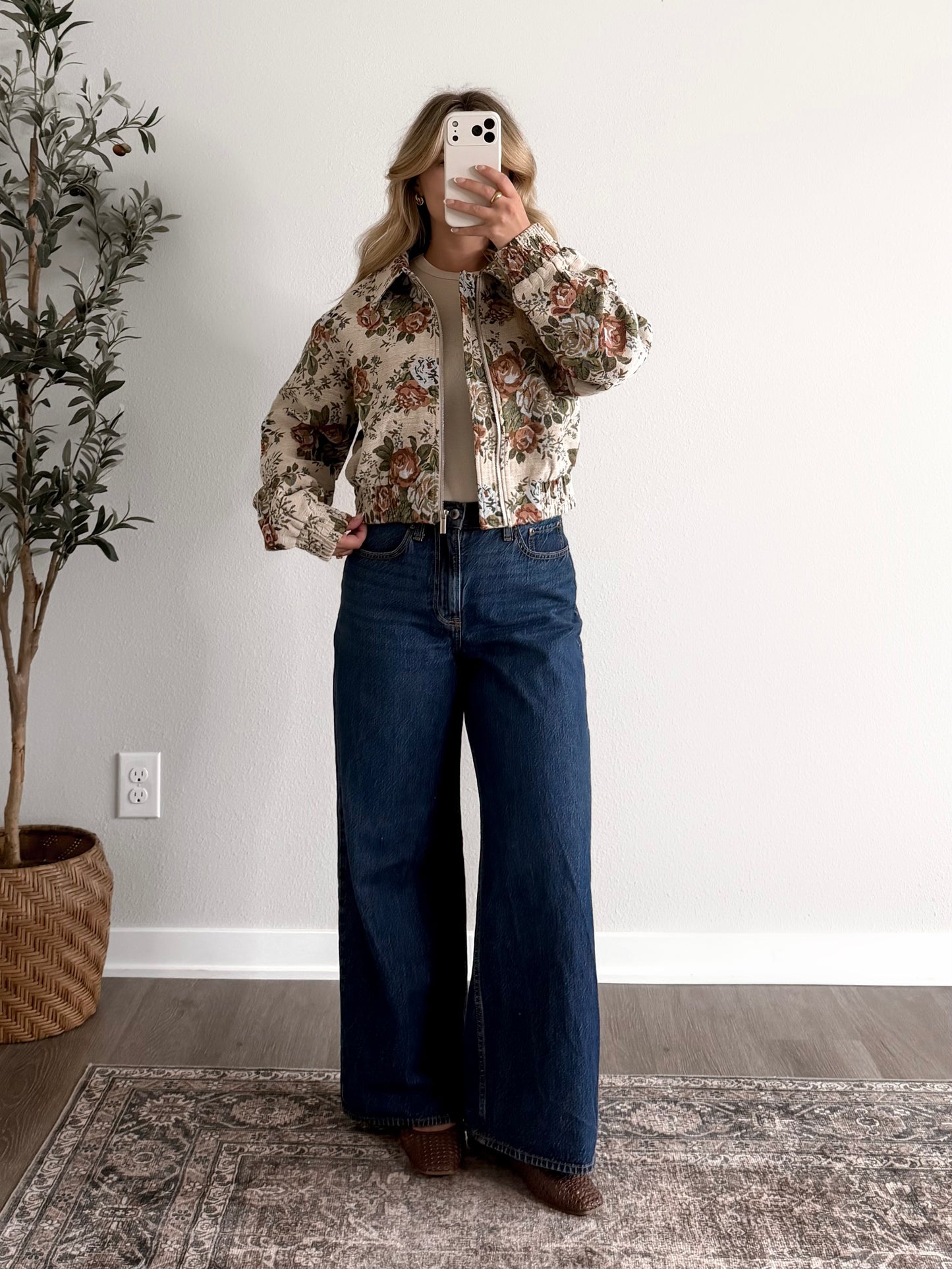 Decades Ago Floral Jacket