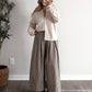 Augie Knit Button Cardigan / Oat