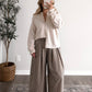 Augie Knit Button Cardigan / Oat