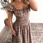 Cinnamon Picnic Plaid Dress