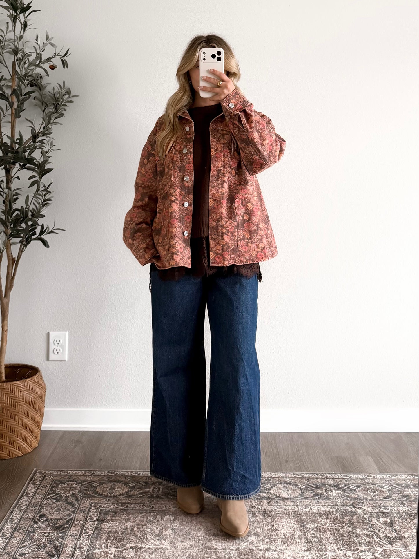 Fall On Film Floral Jacket