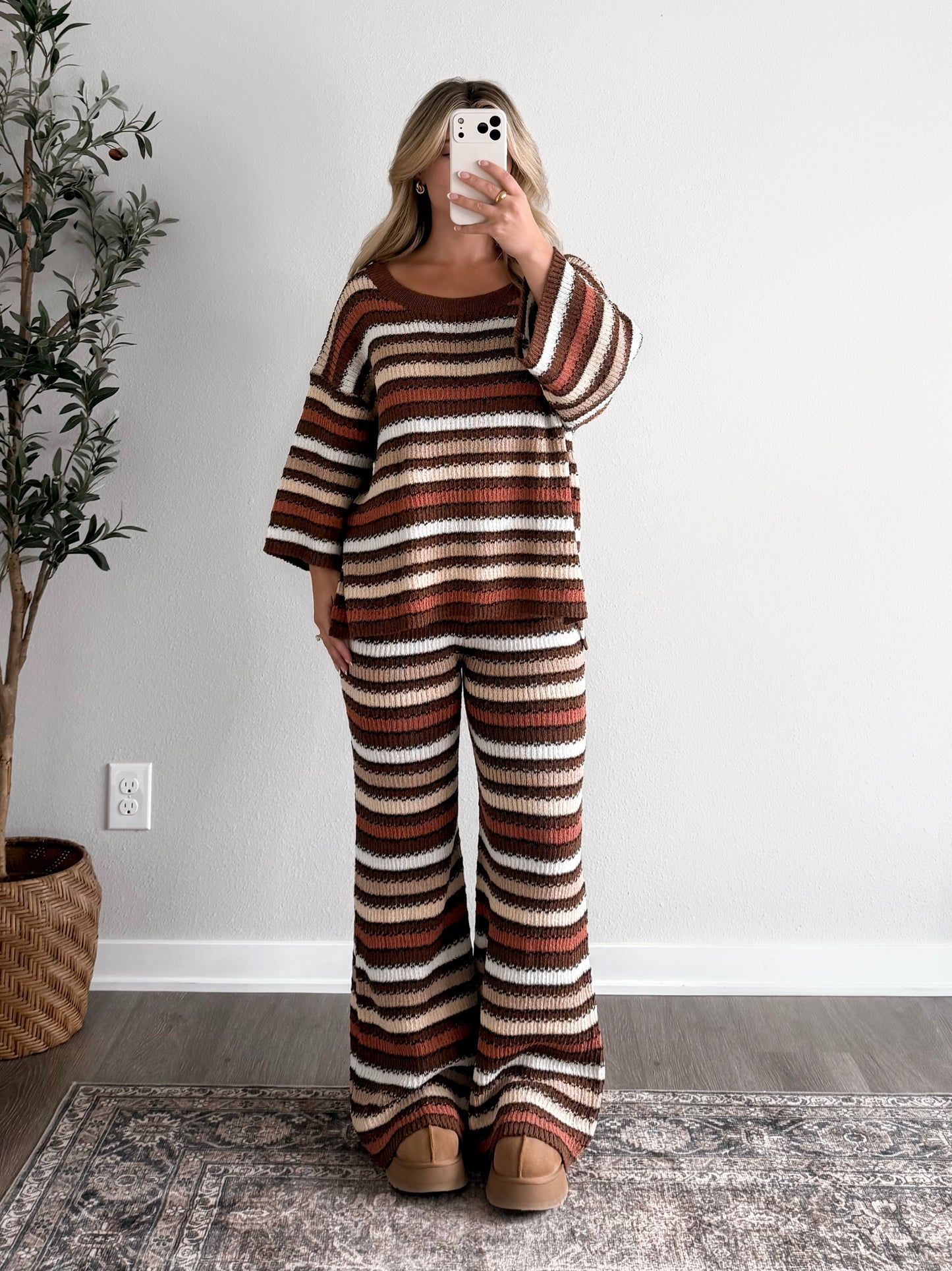 Record Store Knit Lounge Set