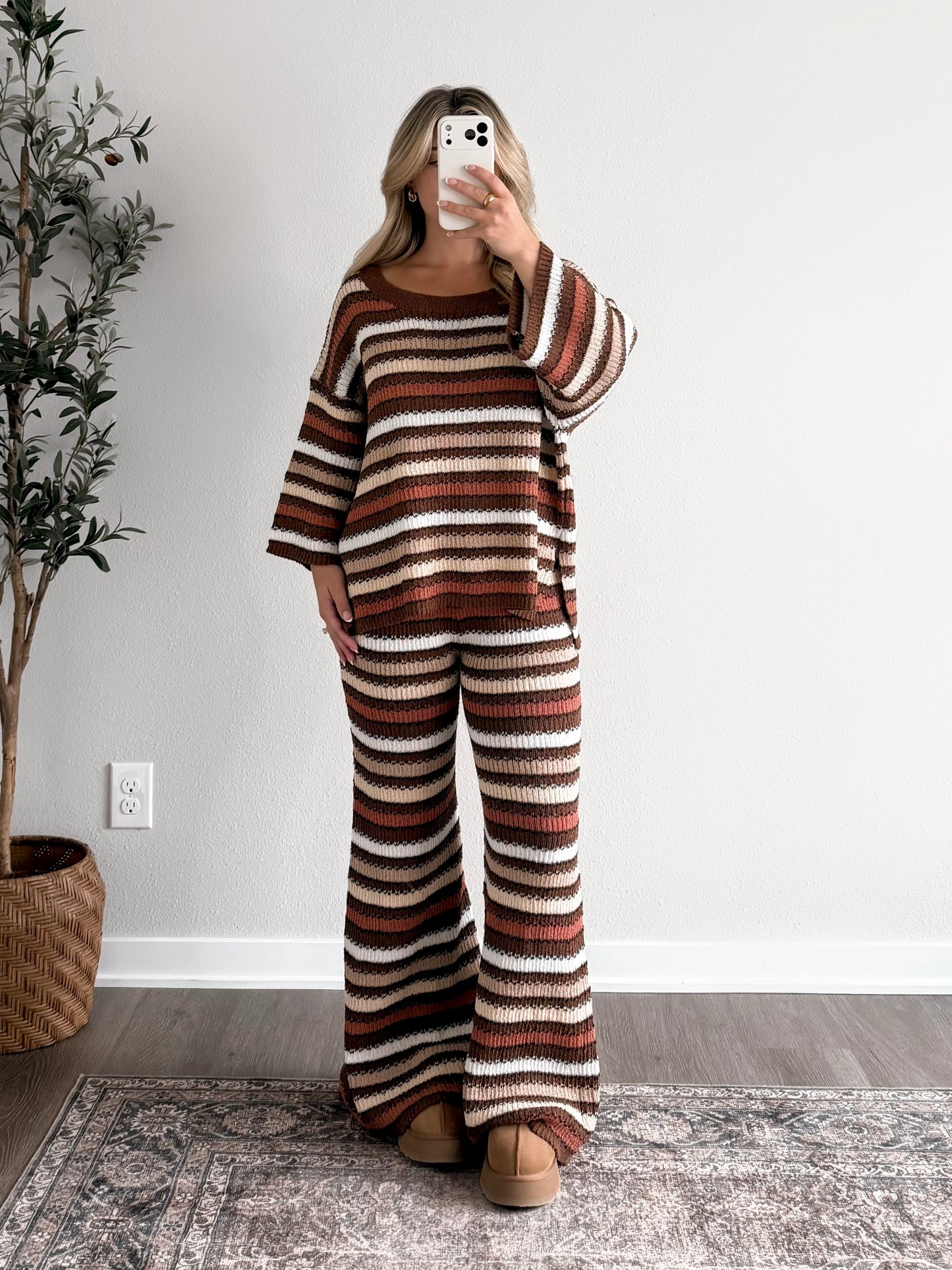 Record Store Knit Lounge Set