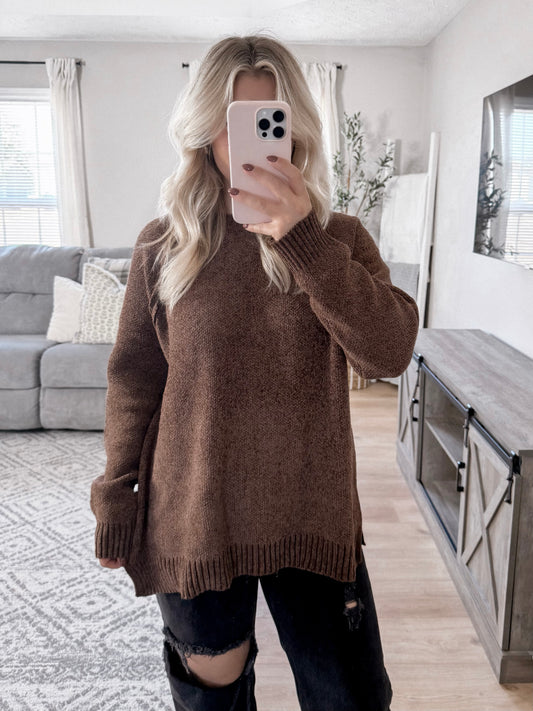 Brownie Chenille Sweater