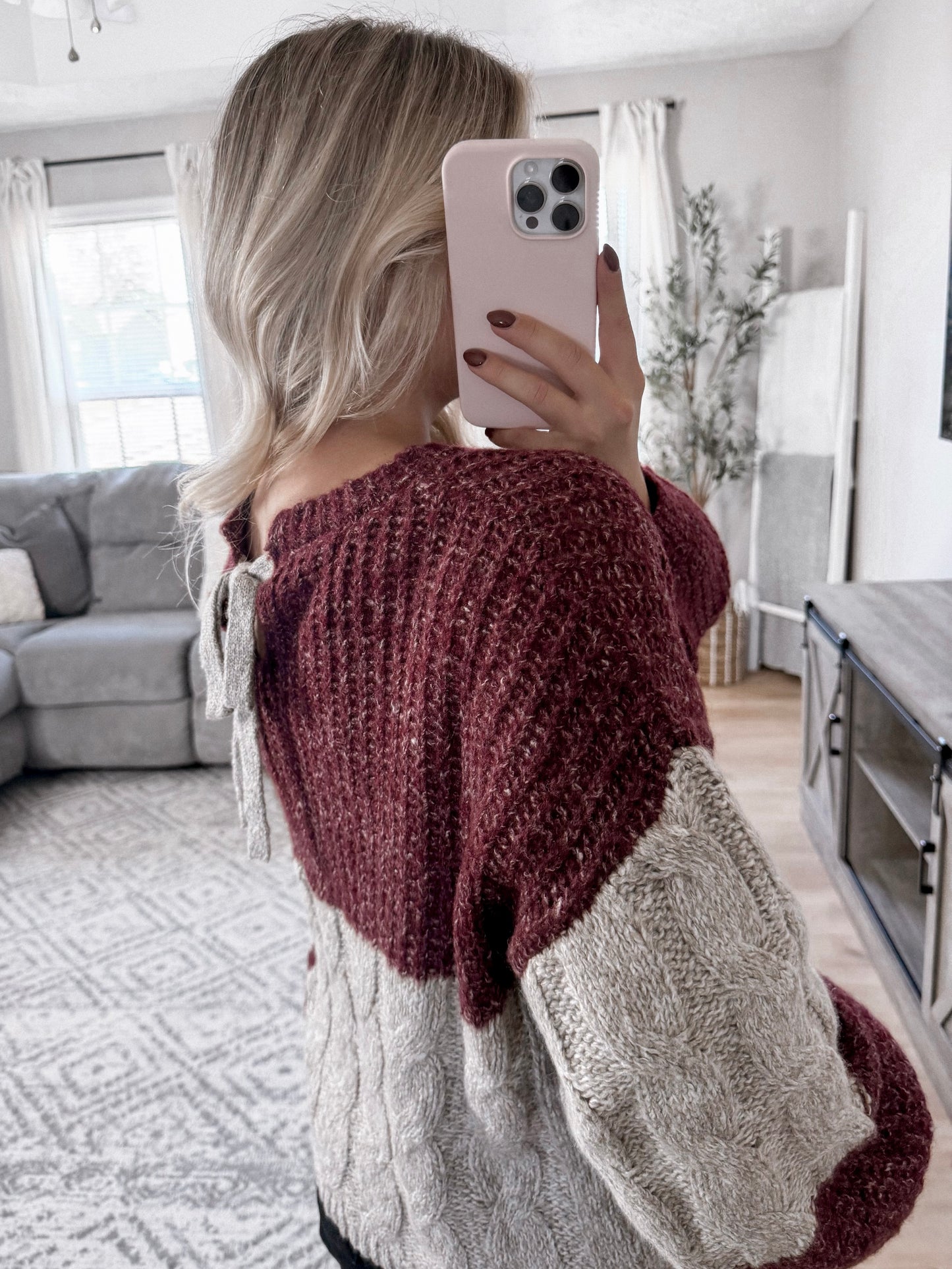 Wine Time Knit Sweater