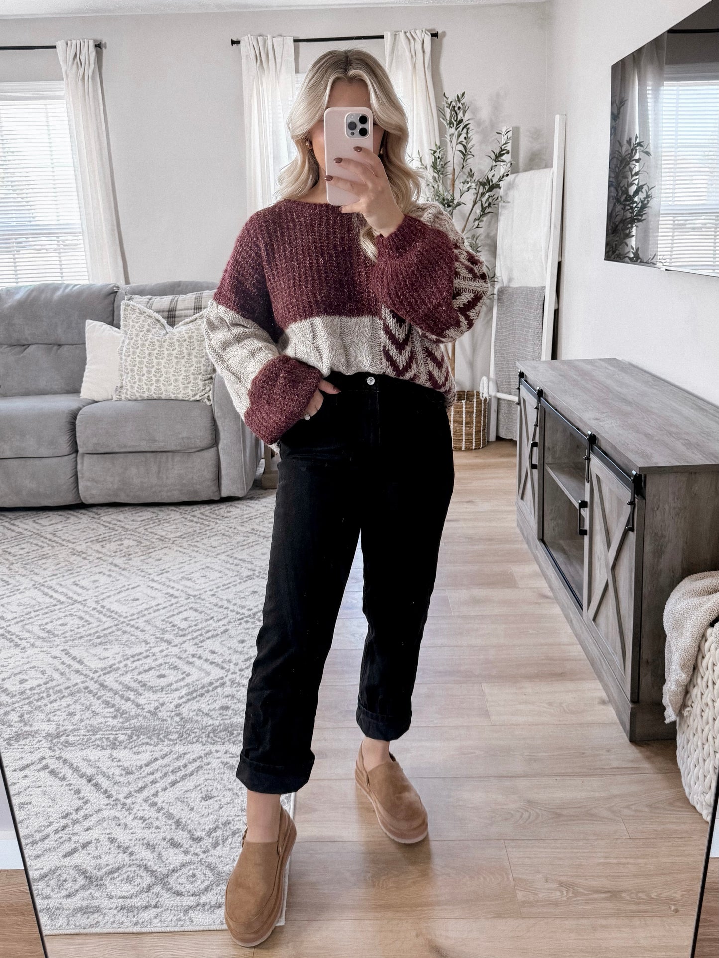 Wine Time Knit Sweater