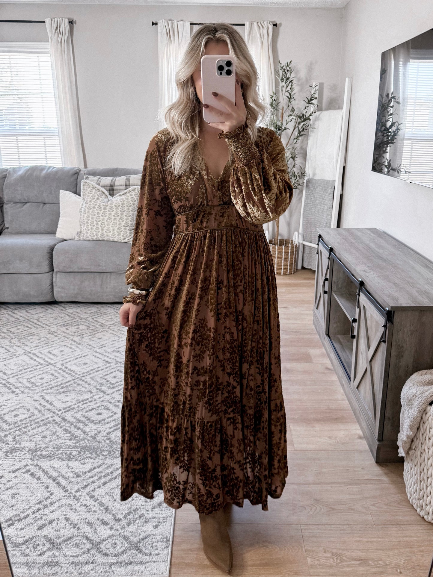 Velvet Crush Maxi Dress