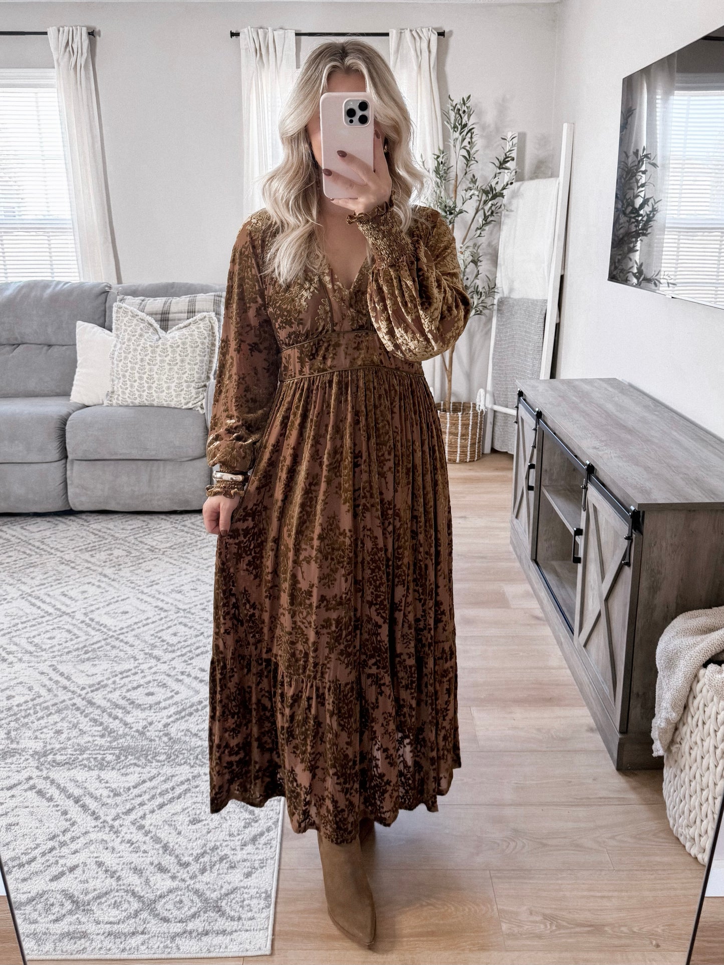 Velvet Crush Maxi Dress