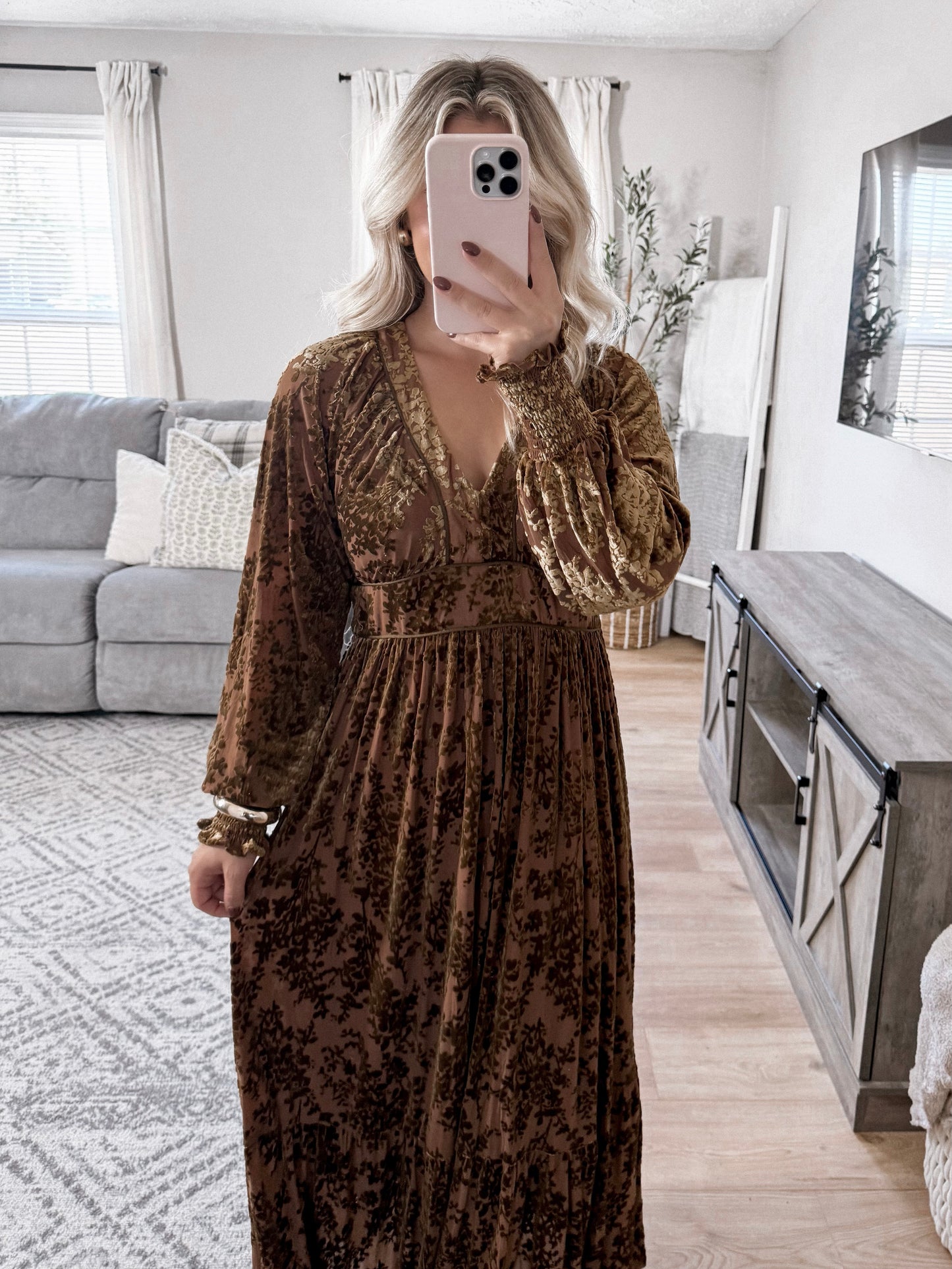 Velvet Crush Maxi Dress