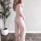 Cozy Crush Pointelle Lounge Set / Pink