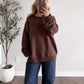 Mocha Drift Oversized Sweater