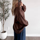 Mocha Drift Oversized Sweater