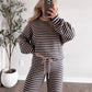 Snow Harbor Striped Sweater Set