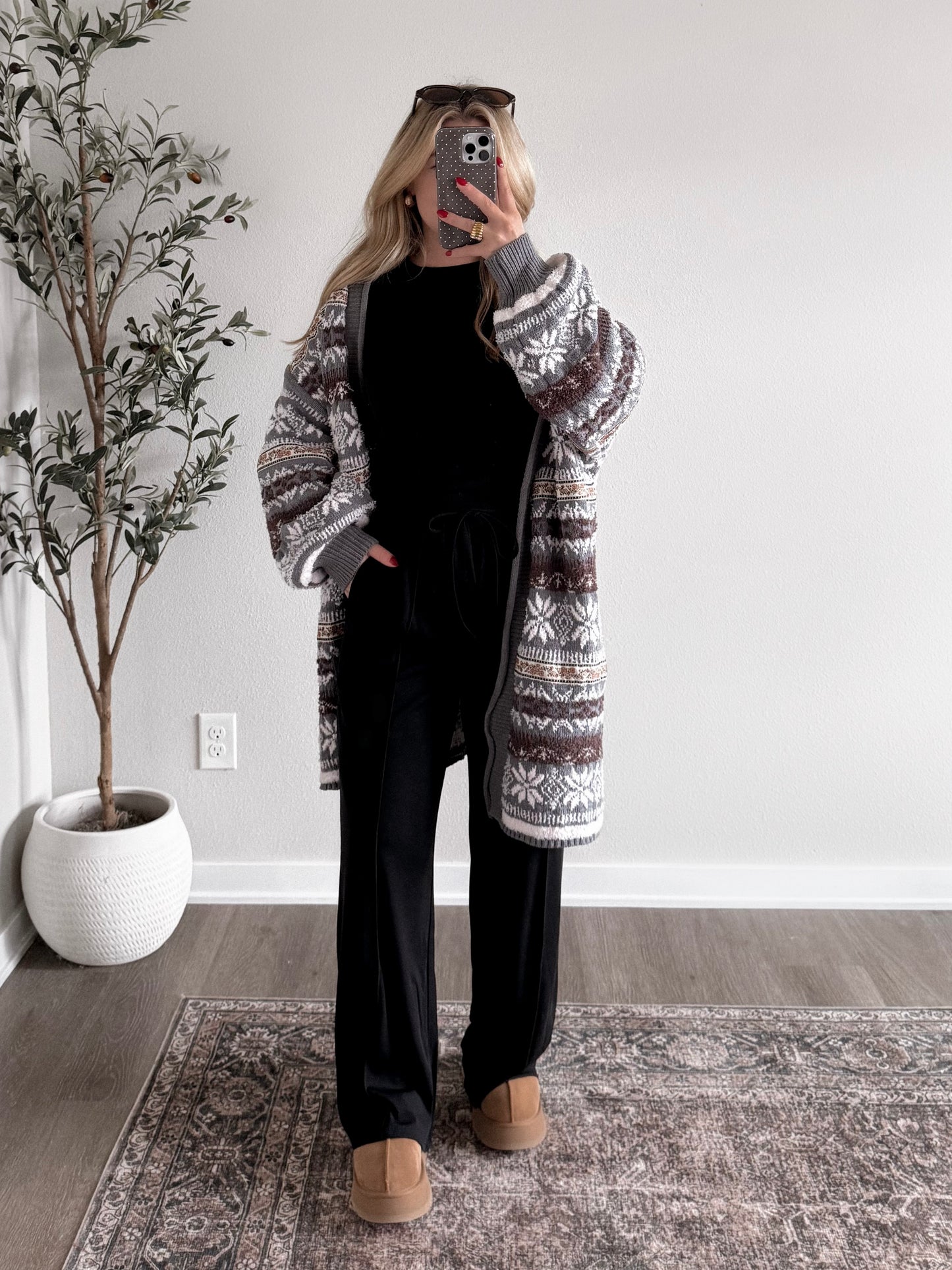 Silverpine Chenille Cardigan