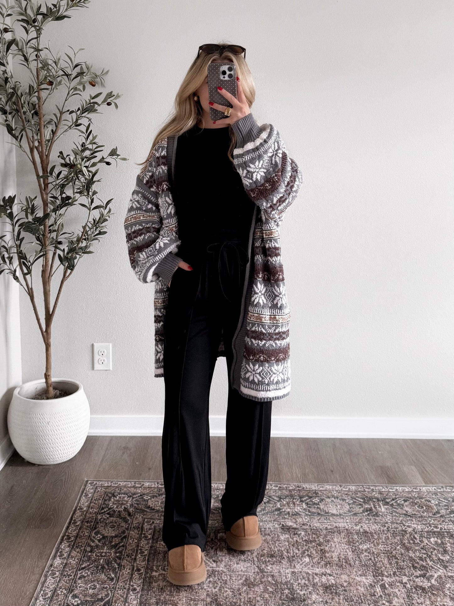 Silverpine Chenille Cardigan