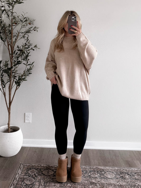 DOORBUSTER: Softline Oversized Sweater / Beige