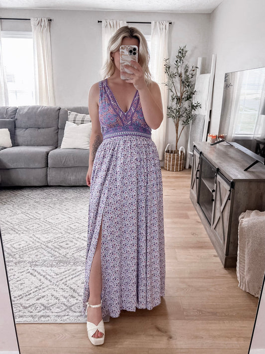 Beach Vows Boho Maxi Dress Final Sale