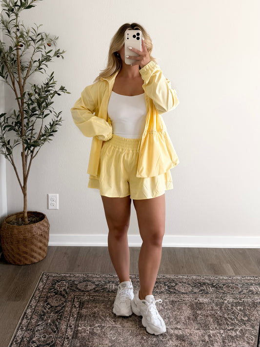 Slow Pace Active Jacket / Yellow