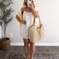 Fleurine Babydoll Romper / White