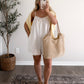 Fleurine Babydoll Romper / White