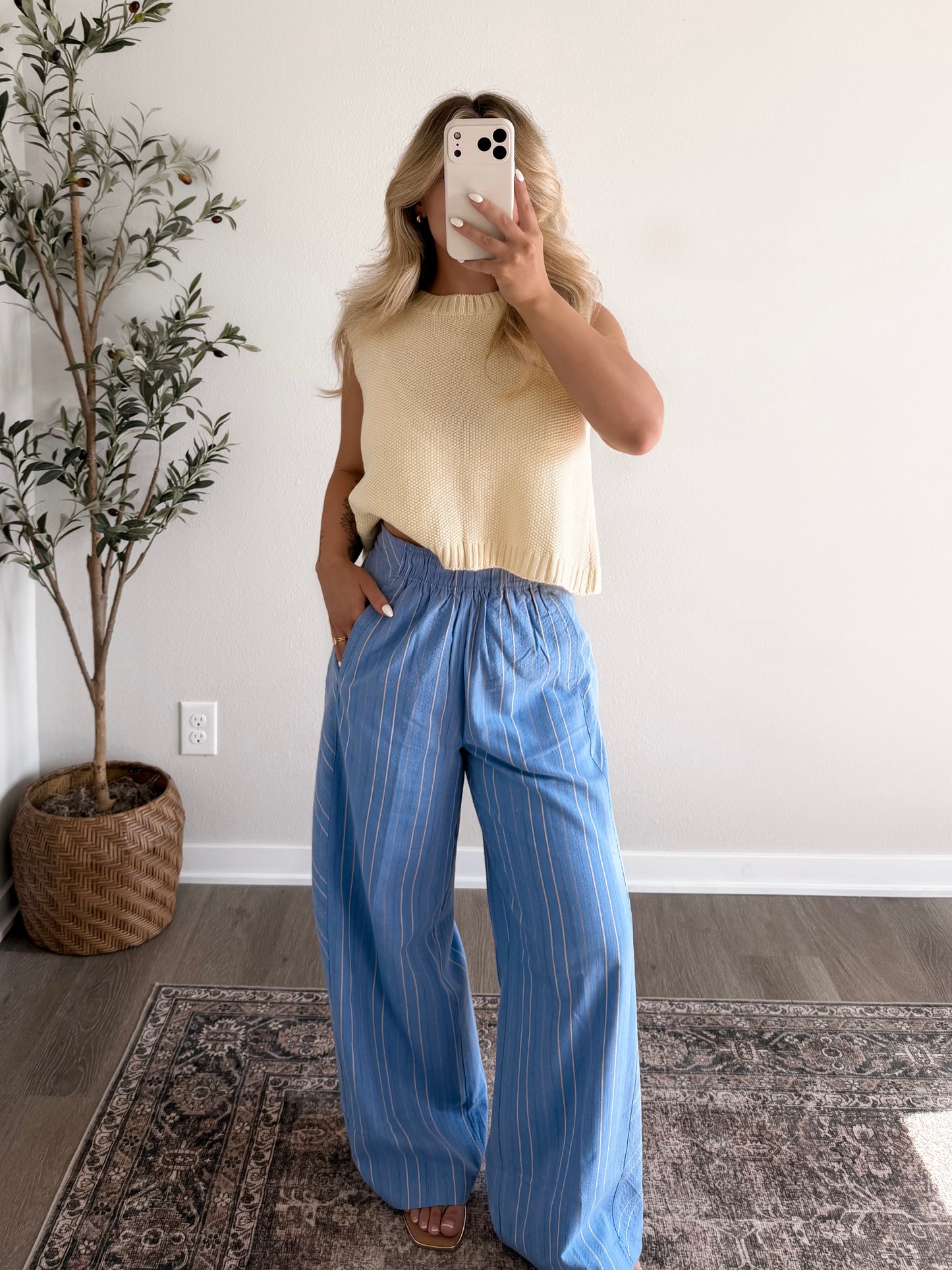 Lemon Meringue Knit Top