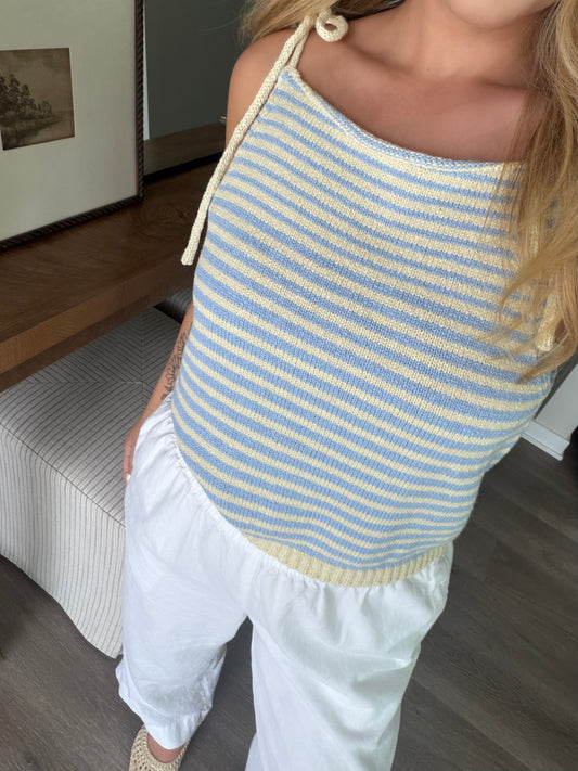 Blueberry Lemonade Knit Tank